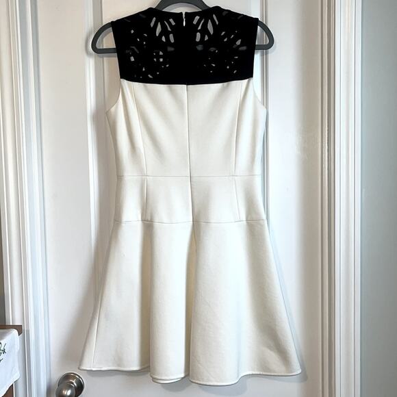 Anthropologie 4C 4. Collective Black and Ivory Fit and Flare Dress - Picture 5 of 15